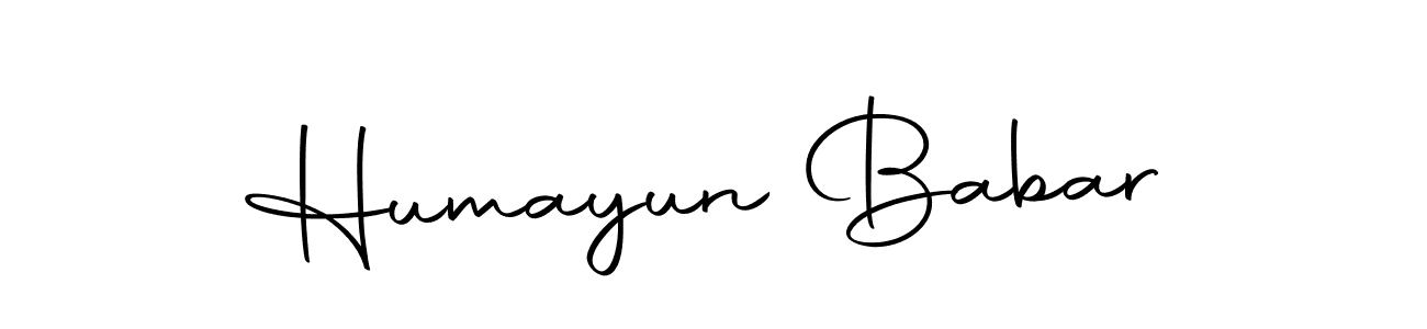 Make a beautiful signature design for name Humayun Babar. Use this online signature maker to create a handwritten signature for free. Humayun Babar signature style 10 images and pictures png