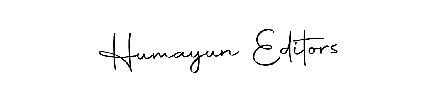 Create a beautiful signature design for name Humayun Editors. With this signature (Autography-DOLnW) fonts, you can make a handwritten signature for free. Humayun Editors signature style 10 images and pictures png