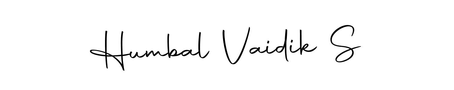 Make a beautiful signature design for name Humbal Vaidik S. With this signature (Autography-DOLnW) style, you can create a handwritten signature for free. Humbal Vaidik S signature style 10 images and pictures png