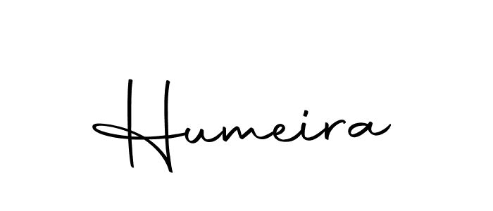 Use a signature maker to create a handwritten signature online. With this signature software, you can design (Autography-DOLnW) your own signature for name Humeira. Humeira signature style 10 images and pictures png