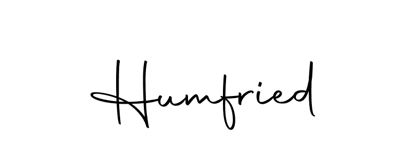 Humfried stylish signature style. Best Handwritten Sign (Autography-DOLnW) for my name. Handwritten Signature Collection Ideas for my name Humfried. Humfried signature style 10 images and pictures png