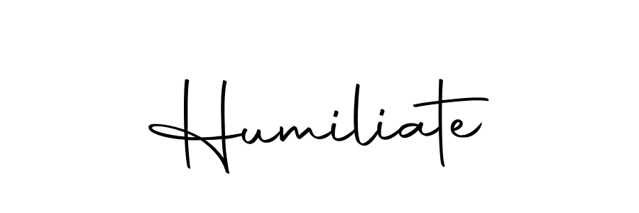 You should practise on your own different ways (Autography-DOLnW) to write your name (Humiliate) in signature. don't let someone else do it for you. Humiliate signature style 10 images and pictures png