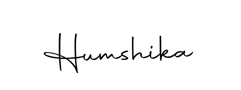 You should practise on your own different ways (Autography-DOLnW) to write your name (Humshika) in signature. don't let someone else do it for you. Humshika signature style 10 images and pictures png