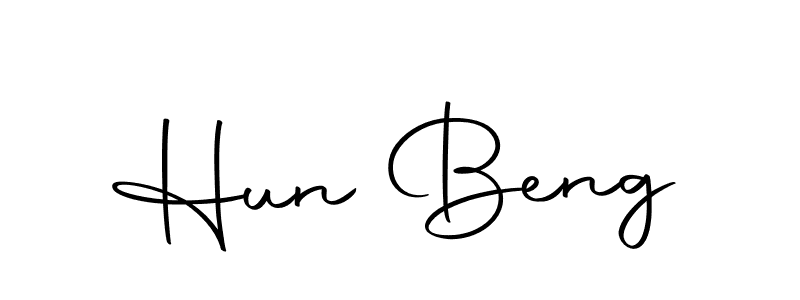 Hun Beng stylish signature style. Best Handwritten Sign (Autography-DOLnW) for my name. Handwritten Signature Collection Ideas for my name Hun Beng. Hun Beng signature style 10 images and pictures png