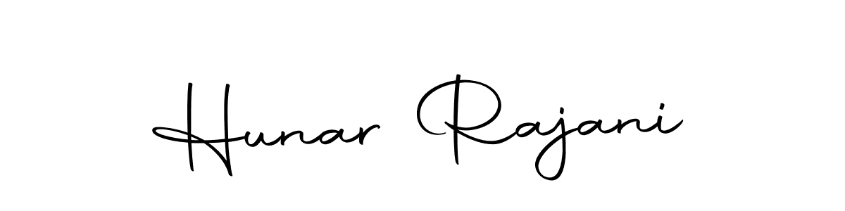 Here are the top 10 professional signature styles for the name Hunar Rajani. These are the best autograph styles you can use for your name. Hunar Rajani signature style 10 images and pictures png