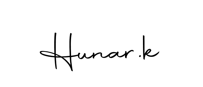 It looks lik you need a new signature style for name Hunar.k. Design unique handwritten (Autography-DOLnW) signature with our free signature maker in just a few clicks. Hunar.k signature style 10 images and pictures png