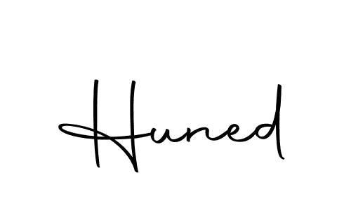Design your own signature with our free online signature maker. With this signature software, you can create a handwritten (Autography-DOLnW) signature for name Huned. Huned signature style 10 images and pictures png