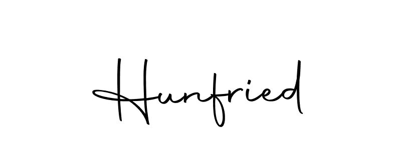 Similarly Autography-DOLnW is the best handwritten signature design. Signature creator online .You can use it as an online autograph creator for name Hunfried. Hunfried signature style 10 images and pictures png