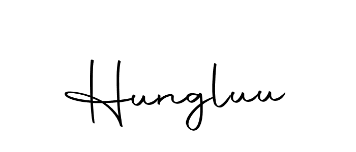 How to make Hungluu name signature. Use Autography-DOLnW style for creating short signs online. This is the latest handwritten sign. Hungluu signature style 10 images and pictures png