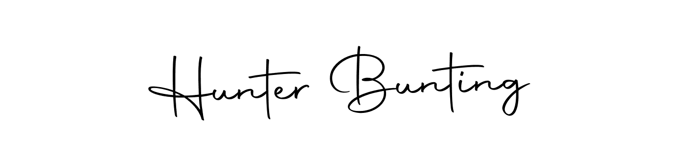 Once you've used our free online signature maker to create your best signature Autography-DOLnW style, it's time to enjoy all of the benefits that Hunter Bunting name signing documents. Hunter Bunting signature style 10 images and pictures png