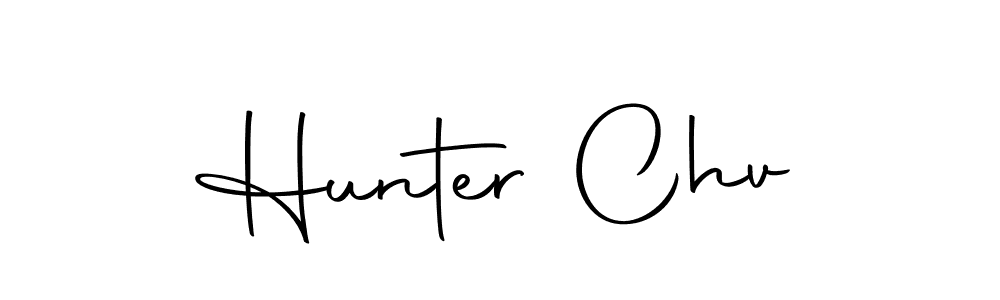 Use a signature maker to create a handwritten signature online. With this signature software, you can design (Autography-DOLnW) your own signature for name Hunter Chv. Hunter Chv signature style 10 images and pictures png