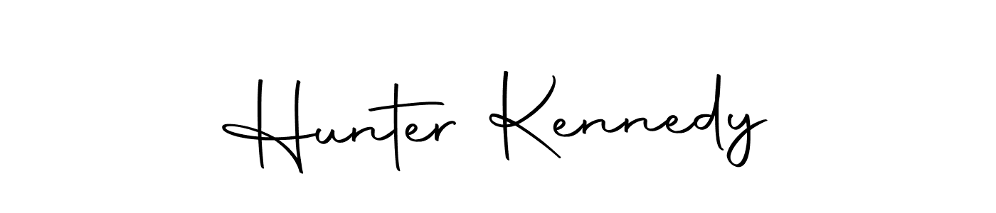 Create a beautiful signature design for name Hunter Kennedy. With this signature (Autography-DOLnW) fonts, you can make a handwritten signature for free. Hunter Kennedy signature style 10 images and pictures png