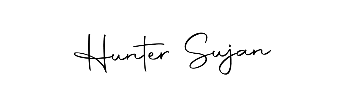 Hunter Sujan stylish signature style. Best Handwritten Sign (Autography-DOLnW) for my name. Handwritten Signature Collection Ideas for my name Hunter Sujan. Hunter Sujan signature style 10 images and pictures png