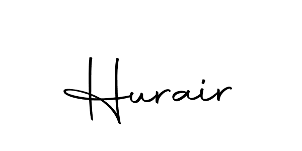 Design your own signature with our free online signature maker. With this signature software, you can create a handwritten (Autography-DOLnW) signature for name Hurair. Hurair signature style 10 images and pictures png