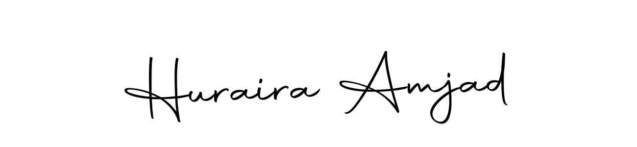 Design your own signature with our free online signature maker. With this signature software, you can create a handwritten (Autography-DOLnW) signature for name Huraira Amjad. Huraira Amjad signature style 10 images and pictures png