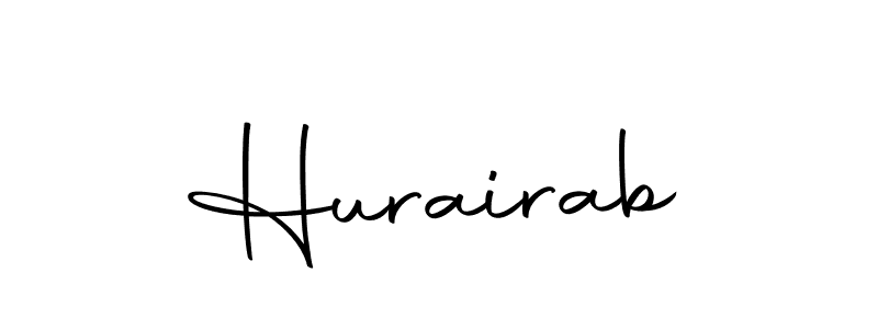 Use a signature maker to create a handwritten signature online. With this signature software, you can design (Autography-DOLnW) your own signature for name Hurairab. Hurairab signature style 10 images and pictures png