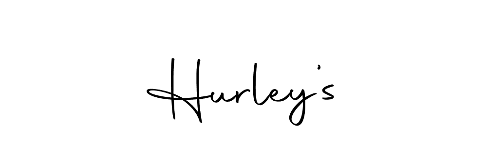 Create a beautiful signature design for name Hurley’s. With this signature (Autography-DOLnW) fonts, you can make a handwritten signature for free. Hurley’s signature style 10 images and pictures png