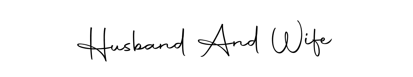It looks lik you need a new signature style for name Husband And Wife. Design unique handwritten (Autography-DOLnW) signature with our free signature maker in just a few clicks. Husband And Wife signature style 10 images and pictures png