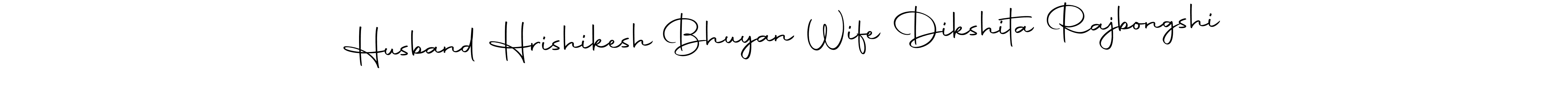 You can use this online signature creator to create a handwritten signature for the name Husband Hrishikesh Bhuyan Wife Dikshita Rajbongshi. This is the best online autograph maker. Husband Hrishikesh Bhuyan Wife Dikshita Rajbongshi signature style 10 images and pictures png