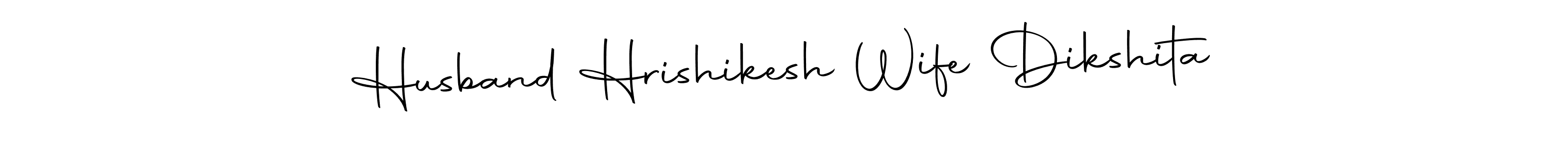 Similarly Autography-DOLnW is the best handwritten signature design. Signature creator online .You can use it as an online autograph creator for name Husband Hrishikesh Wife Dikshita. Husband Hrishikesh Wife Dikshita signature style 10 images and pictures png