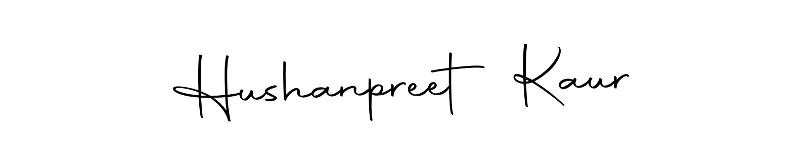 Make a beautiful signature design for name Hushanpreet Kaur. With this signature (Autography-DOLnW) style, you can create a handwritten signature for free. Hushanpreet Kaur signature style 10 images and pictures png