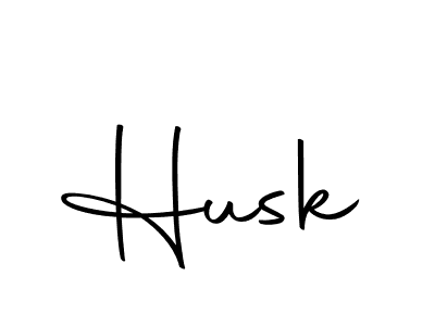 You should practise on your own different ways (Autography-DOLnW) to write your name (Husk) in signature. don't let someone else do it for you. Husk signature style 10 images and pictures png