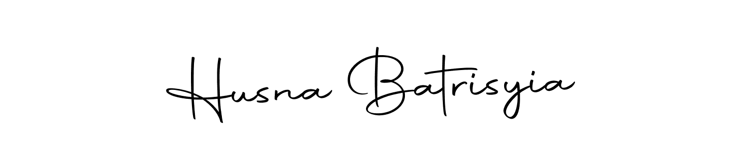 Use a signature maker to create a handwritten signature online. With this signature software, you can design (Autography-DOLnW) your own signature for name Husna Batrisyia. Husna Batrisyia signature style 10 images and pictures png