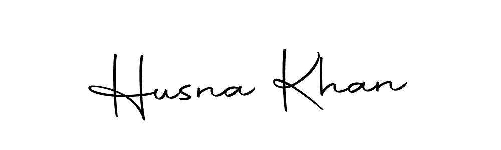 Make a beautiful signature design for name Husna Khan. With this signature (Autography-DOLnW) style, you can create a handwritten signature for free. Husna Khan signature style 10 images and pictures png