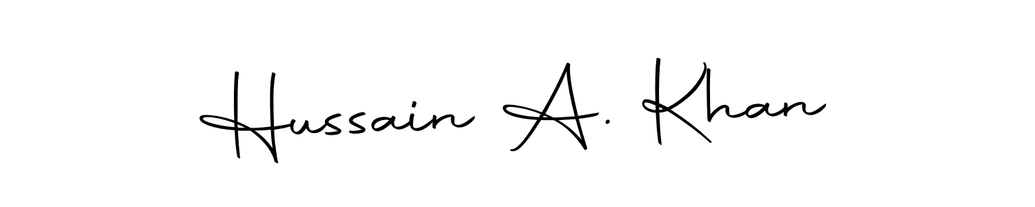 Also we have Hussain A. Khan name is the best signature style. Create professional handwritten signature collection using Autography-DOLnW autograph style. Hussain A. Khan signature style 10 images and pictures png