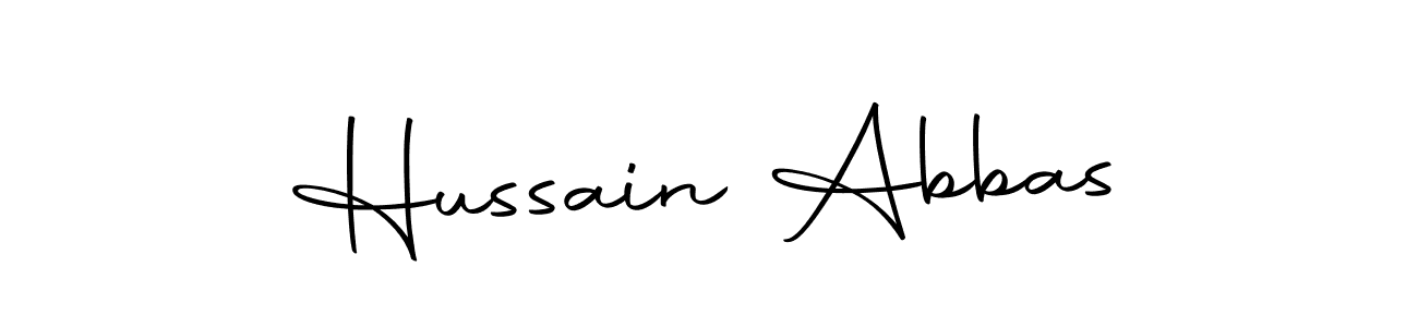 Make a beautiful signature design for name Hussain Abbas. Use this online signature maker to create a handwritten signature for free. Hussain Abbas signature style 10 images and pictures png