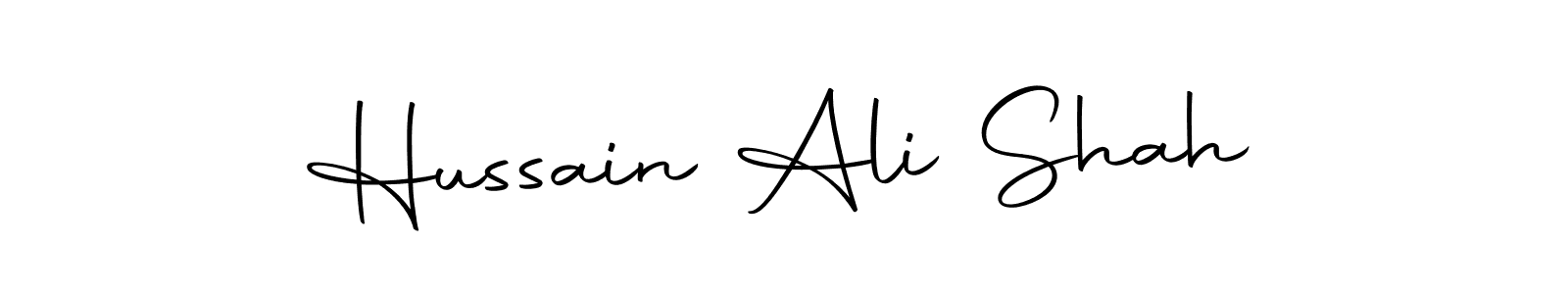 Design your own signature with our free online signature maker. With this signature software, you can create a handwritten (Autography-DOLnW) signature for name Hussain Ali Shah. Hussain Ali Shah signature style 10 images and pictures png