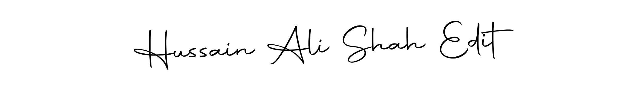 Create a beautiful signature design for name Hussain Ali Shah Edit. With this signature (Autography-DOLnW) fonts, you can make a handwritten signature for free. Hussain Ali Shah Edit signature style 10 images and pictures png