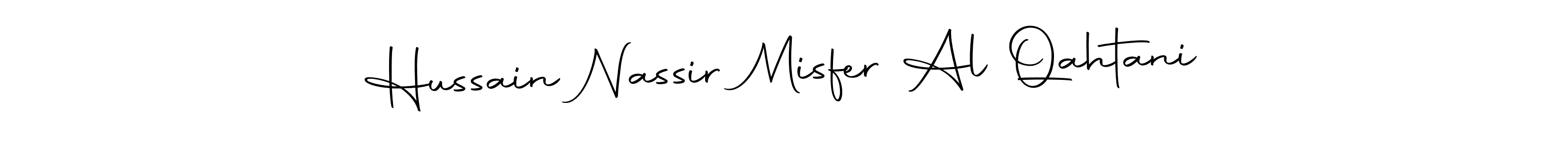 Design your own signature with our free online signature maker. With this signature software, you can create a handwritten (Autography-DOLnW) signature for name Hussain Nassir Misfer Al Qahtani. Hussain Nassir Misfer Al Qahtani signature style 10 images and pictures png