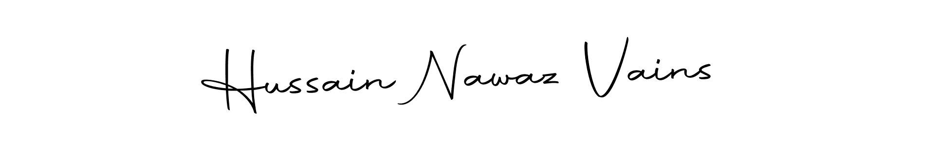 Here are the top 10 professional signature styles for the name Hussain Nawaz Vains. These are the best autograph styles you can use for your name. Hussain Nawaz Vains signature style 10 images and pictures png