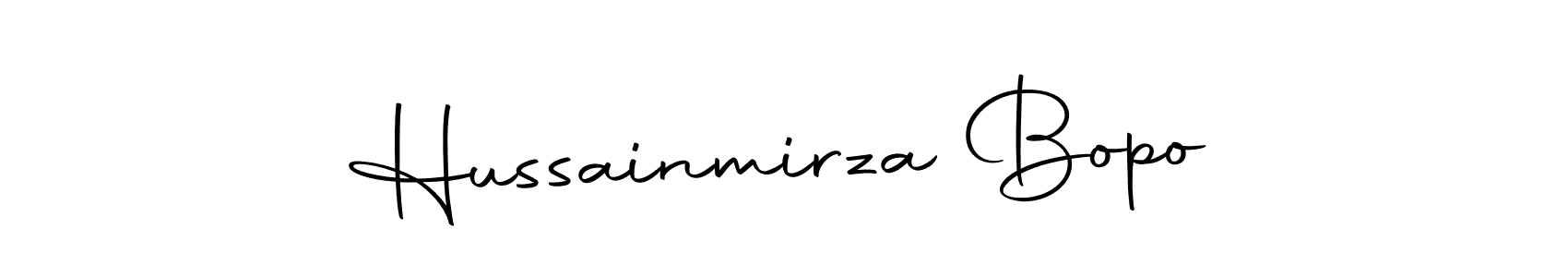 Also we have Hussainmirza Bopo name is the best signature style. Create professional handwritten signature collection using Autography-DOLnW autograph style. Hussainmirza Bopo signature style 10 images and pictures png