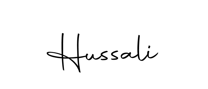 Design your own signature with our free online signature maker. With this signature software, you can create a handwritten (Autography-DOLnW) signature for name Hussali. Hussali signature style 10 images and pictures png