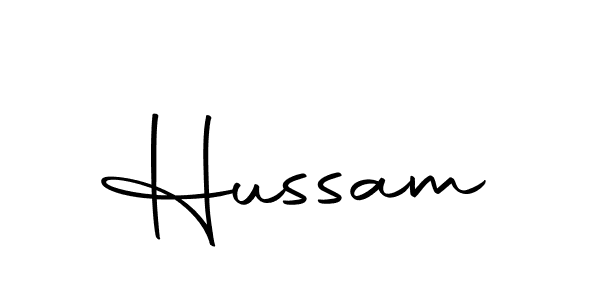 Hussam stylish signature style. Best Handwritten Sign (Autography-DOLnW) for my name. Handwritten Signature Collection Ideas for my name Hussam. Hussam signature style 10 images and pictures png