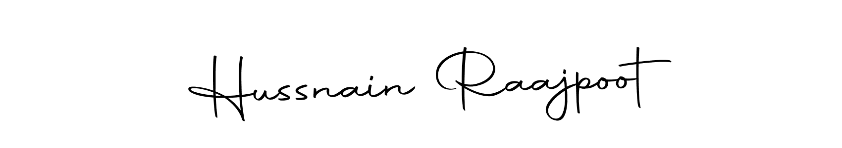 Make a beautiful signature design for name Hussnain Raajpoot. With this signature (Autography-DOLnW) style, you can create a handwritten signature for free. Hussnain Raajpoot signature style 10 images and pictures png