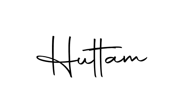 Make a beautiful signature design for name Huttam. Use this online signature maker to create a handwritten signature for free. Huttam signature style 10 images and pictures png