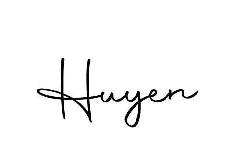 Use a signature maker to create a handwritten signature online. With this signature software, you can design (Autography-DOLnW) your own signature for name Huyen. Huyen signature style 10 images and pictures png