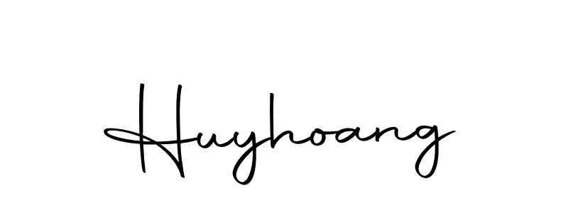 Design your own signature with our free online signature maker. With this signature software, you can create a handwritten (Autography-DOLnW) signature for name Huyhoang. Huyhoang signature style 10 images and pictures png