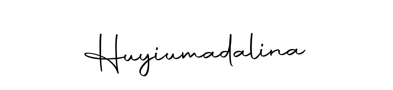 Make a beautiful signature design for name Huyiumadalina. With this signature (Autography-DOLnW) style, you can create a handwritten signature for free. Huyiumadalina signature style 10 images and pictures png