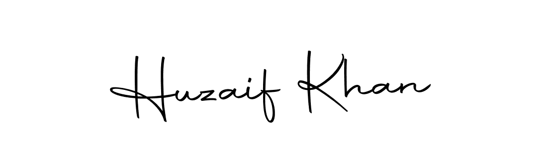 How to make Huzaif Khan name signature. Use Autography-DOLnW style for creating short signs online. This is the latest handwritten sign. Huzaif Khan signature style 10 images and pictures png