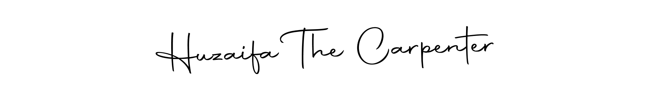 Also we have Huzaifa The Carpenter name is the best signature style. Create professional handwritten signature collection using Autography-DOLnW autograph style. Huzaifa The Carpenter signature style 10 images and pictures png