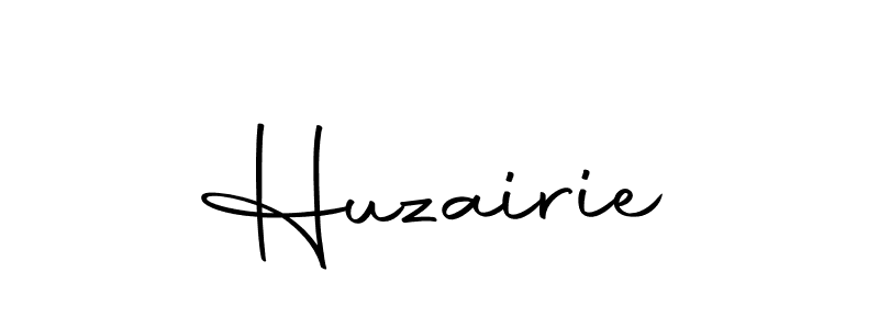 Design your own signature with our free online signature maker. With this signature software, you can create a handwritten (Autography-DOLnW) signature for name Huzairie. Huzairie signature style 10 images and pictures png