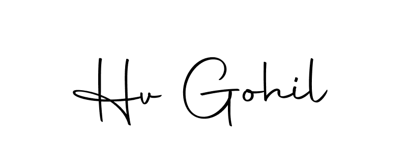 It looks lik you need a new signature style for name Hv Gohil. Design unique handwritten (Autography-DOLnW) signature with our free signature maker in just a few clicks. Hv Gohil signature style 10 images and pictures png