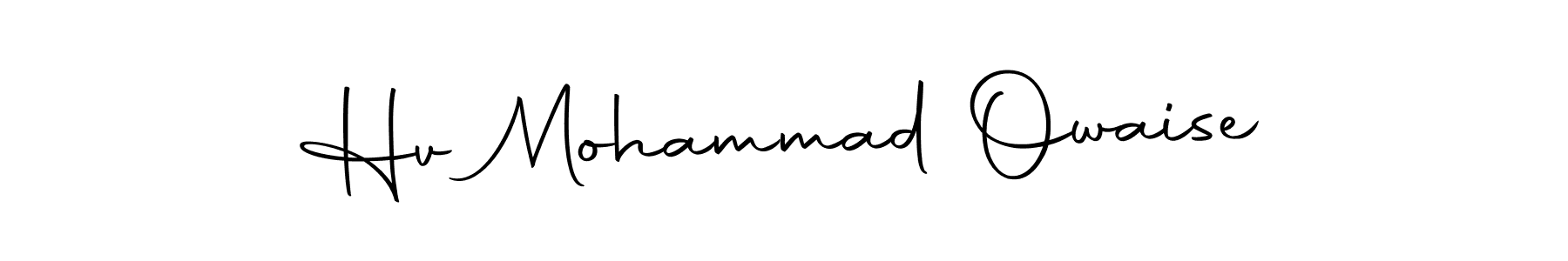 Make a beautiful signature design for name Hv Mohammad Owaise. With this signature (Autography-DOLnW) style, you can create a handwritten signature for free. Hv Mohammad Owaise signature style 10 images and pictures png