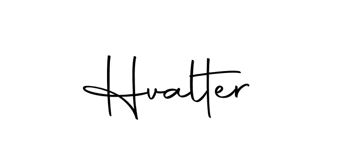 Design your own signature with our free online signature maker. With this signature software, you can create a handwritten (Autography-DOLnW) signature for name Hvalter. Hvalter signature style 10 images and pictures png