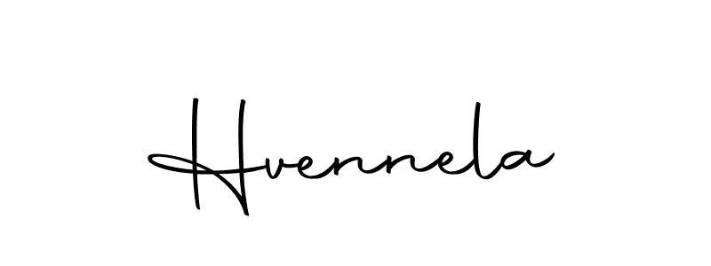 Design your own signature with our free online signature maker. With this signature software, you can create a handwritten (Autography-DOLnW) signature for name Hvennela. Hvennela signature style 10 images and pictures png