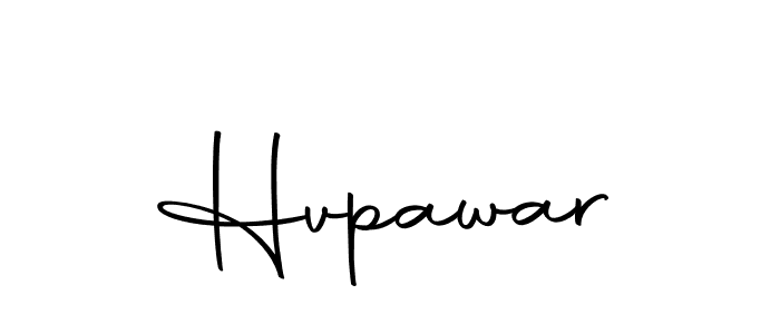 Use a signature maker to create a handwritten signature online. With this signature software, you can design (Autography-DOLnW) your own signature for name Hvpawar. Hvpawar signature style 10 images and pictures png